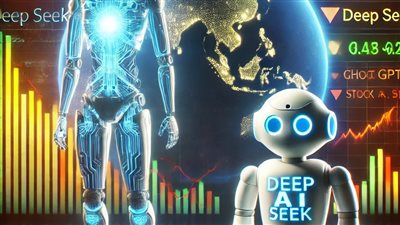 ديب سيك الصيني يتفوق على ChatGPT.. زلزال في عالم الذكاء الاصطناعي وخسائر فادحة للشركات الأمريكية