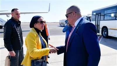 وزيرة البيئة فى زيارة تفقدية لمدينة شرم الشيخ