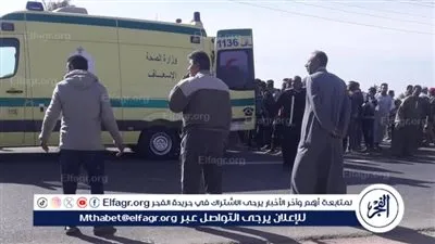 مصرع وأصابة 18 بحادث إنقلاب سيارة أجرة بطريق بحيرة قارون بالفيوم 