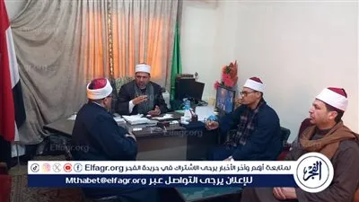 وكيل أوقاف بالفيوم يجتمع بمدير إدارة بندر ثان لمتابعة الانضباط الإداري والدعوي