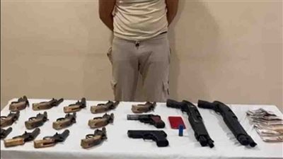 القبض على المتهم بإدارة ورشة لتصنيع الأسلحة في بدر