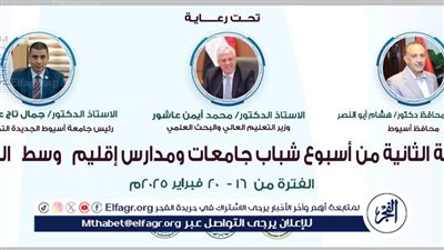 جامعة أسيوط التكنولوجية: الإنتهاء من الاستعدادات النهائية لانطلاق اسبوع شباب جامعات الصعيد 