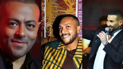 تامر عاشور وويجز يردان على رسالة أحمد سعد الراقية في حفل ألبوم 