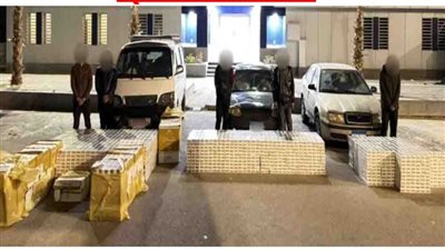 إحباط محاولة تهريب 37 ألف عبوة سجائر مجهولة المصدر ومهربة جمركيًا