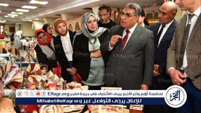 محافظ الدقهلية يفتتح معرض الدقهلية الرابع عشر لمبادرة أيادي مصر لتسويق المنتجات اليدوية والتراثية