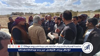 رئيس مياه مطروح يلتقي بالنواب وأهالي الضبعة لدراسة زيادة ضخ المياه