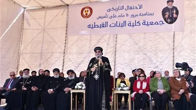 البابا تواضروس يزور كلية البنات القبطية بمناسبة ١١٠ أعوام على تأسيسها