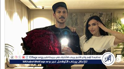 بهذه الطريقة.. باسل الخياط يحتفل بعيد الحب مع زوجته