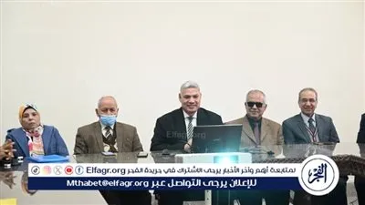 جامعة الفيوم تعقد الجلسة رقم (212) لمجلس شئون الدراسات العليا والبحوث والعلاقات الثقافية