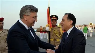  رئيس الوزراء يستقبل رئيس وزراء جمهورية كرواتيا 