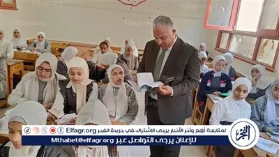 جولة ميدانية لوكيل وزارة التعليم بمدارس سنورس وشرق وغرب الفيوم