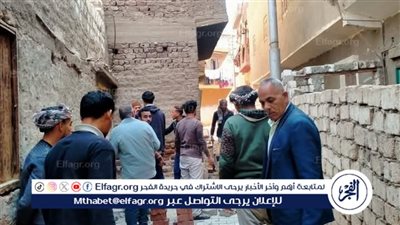  تركيب بلاط الإنترلوك ببعض شوارع مدينة البداري بأسيوط 