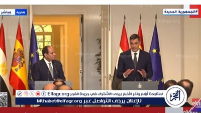 السيسي يؤكد تعزيز تواجد الاستثمارات الإسبانية في مصر (فيديو)