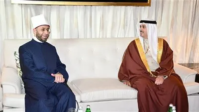 وزير العدل البحريني يستقبل وزير الأوقاف على هامش مؤتمر 