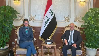 السفير العراقي يستقبل سفيرة المجر