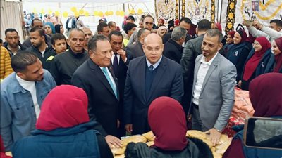 نائب محافظ الجيزة ومساعد وزير التنمية المحلية يشهدان انطلاق القافلة العلاجية بالعياط