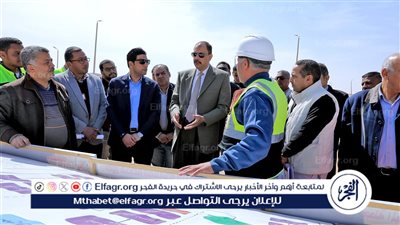 محافظ سوهاج يتفقد سير العمل بمشروع انشاء محطة معالجة الصرف الصحي بمركز المنشاه بسوهاج