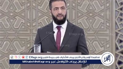 أحمد الشرع: مصر وسوريا جناحان لطائر واحد