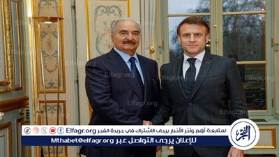  حفتر يلتقي ماكرون في الإليزيه لبحث تطورات الأوضاع في ليبيا