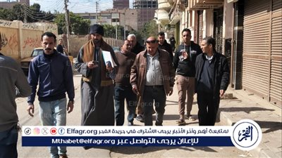 محافظ أسيوط: إزالة الاشغالات والتعديات على حرم الطريق بمنطقة العزبة المستجدة بأبوتيج