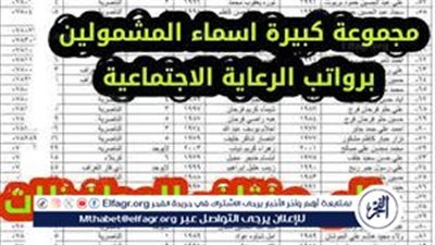 رابط الاستعلام عن أسماء المشمولين بالرعاية الاجتماعية في العراق لعام 2025