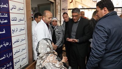 محافظ الجيزة يتفقد مستشفي الوراق للتأكد من انتظام تقديم الخدمات الطبية للمواطنين
