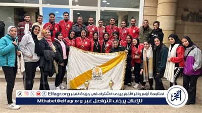 طلاب جامعة أسيوط يحصدون المركز الأول في مهرجان ألعاب جامعات الجنوب بالاقصر