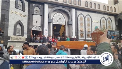 تشييع جثامين ضحايا حادث ميكروباص الغنايم فى أسيوط 