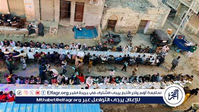 شباب قرية الروبيات ينظمون إفطارًا رمضانيًا بحضور رئيس مركز طامية