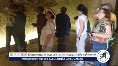 أفواج سياحية متعددة الجنسيات تزور المناطق الأثرية بالمنيا