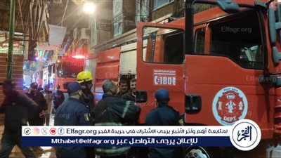 السيطرة على حريق ضخم في منطقة سكنية وتجارية ببورسعيد وتفادي كارثة محققة