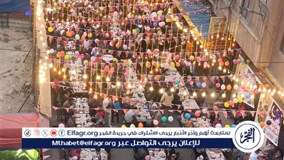  بـ حب وإخلاص.. العلواية تتحدى المطرية بأكبر مائدة إفطار جماعي في الإسكندرية