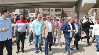محافظ الجيزة يتفقد الحالة العامة للنظافة والإشغالات والطرق بمناطق مزلقان لعبة وبشتيل
