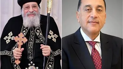 قداسة البابا يهنئ رئيس الوزراء بعيد الفطر المبارك