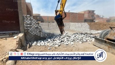 محافظ أسيوط: إزالة 37 حالة تعدي على أراضي زراعية وأملاك دولة بمركزي القوصية والبداري