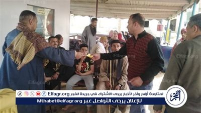 رئيس مركز صدفا بأسيوط يتفقد سير العمل بمشروع العبارات النهرية الزهراء خلال عيد الفطر 