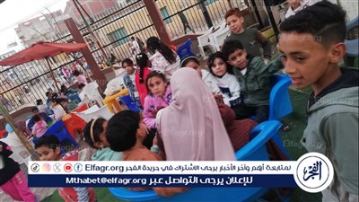 آلاف المواطنين يتوافدون على الألعاب الترفيهية والفقرات بمراكز الشباب بالدقهلية ثالث أيام العيد