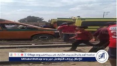 خروج عربات قطار مطروح عن مسارها قرب محطة فوكه