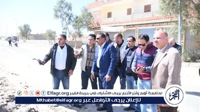 تفاصيل جولة ميدانية لمحافظ مطروح بشارع علم الروم