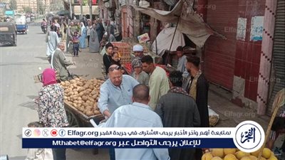 محافظ أسيوط: إزالة اشغالات وتعديات الباعة الجائلين على حرم الطريق بمدينة أبوتيج