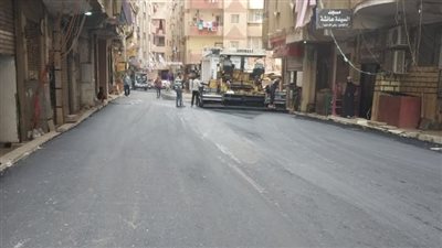 رصف وتطوير طريق المريوطية بدءا من محور شريف إسماعيل وحتى الضبعة بطول 5 كم