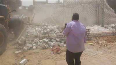 تنفيذ 7 قرارات إزالة لتعديات على أملاك الدولة بقوص