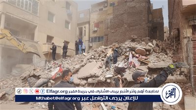 استخراج 5 جثث ومصاب من ضحايا العقار المنهار بأسيوط 
