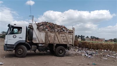 حملة لتمهيد الطرق ورفع كفائة حديقة في منية النصر بالدقهلية 