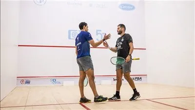 نتائج الدور الثالث من بطولة الجونة الدولية للاسكواش البلاتينية للرجال والسيدات