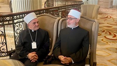 مفتي الجمهورية يلتقي نظيرَه الصربي في أبو ظبي
