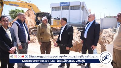  تفاصيل صيانة خط تحلية الرميلة بمدخل الخزانات الاستراتيجية بمطروح