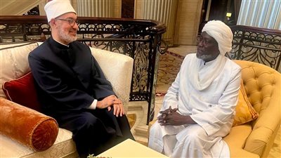 مفتي الجمهورية يلتقي نظيره التشادي على هامش مؤتمر أبو ظبي