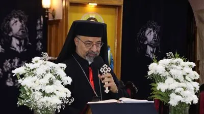  البطريرك الأنبا إبراهيم إسحق يترأس صلاة ليلة خميس العهد من البصخة المقدسة