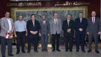 محافظ الأقصر يستقبل وفد مكتبة الإسكندرية